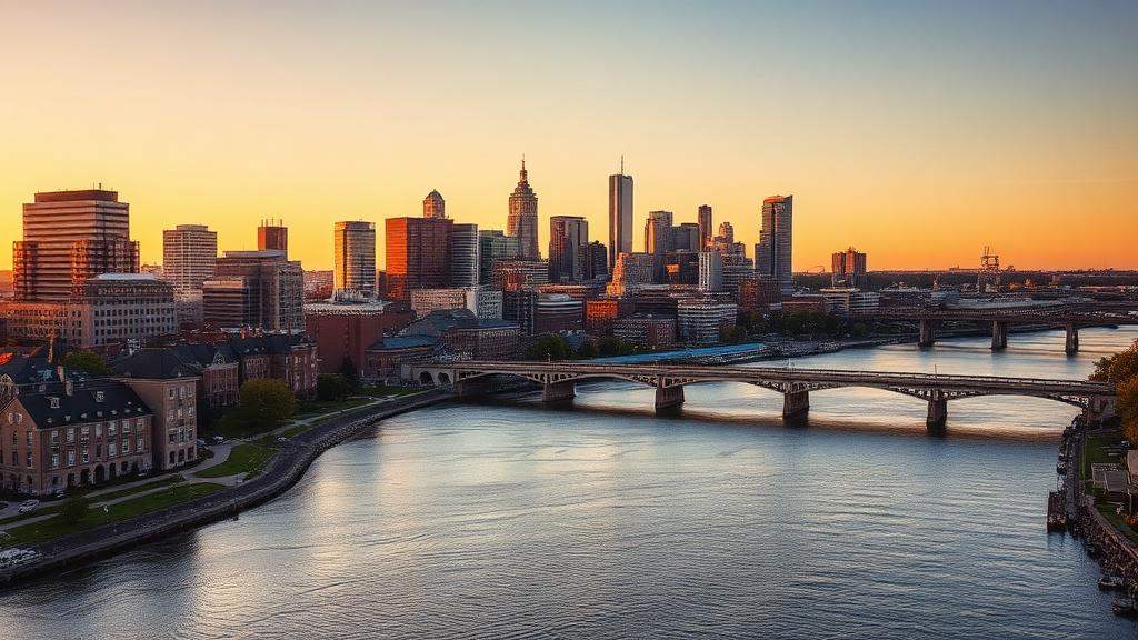 Wilmington skyline, Delaware