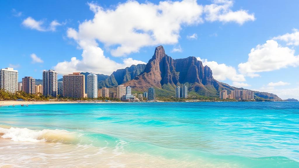 Honolulu skyline, Hawaii
