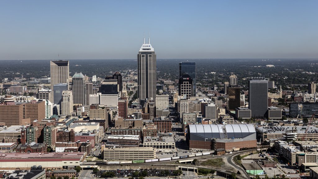 Indianapolis skyline, Indiana