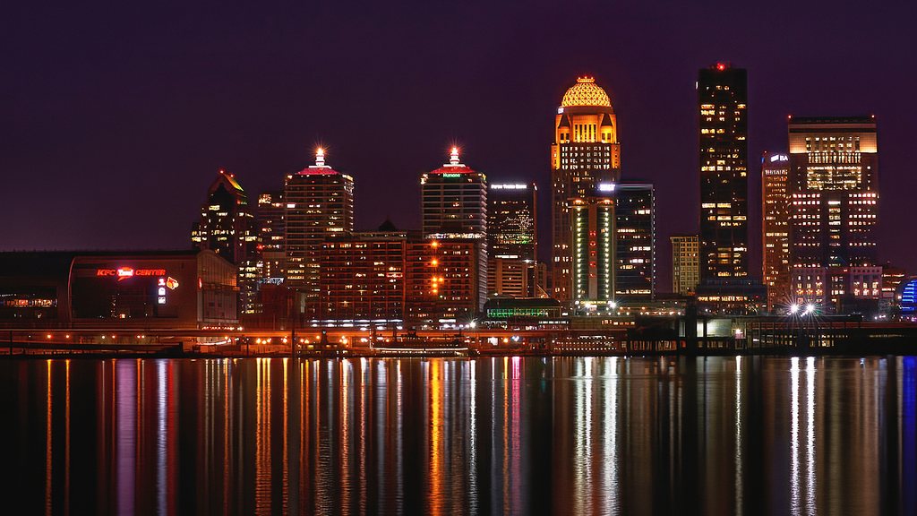 Louisville skyline, Kentucky
