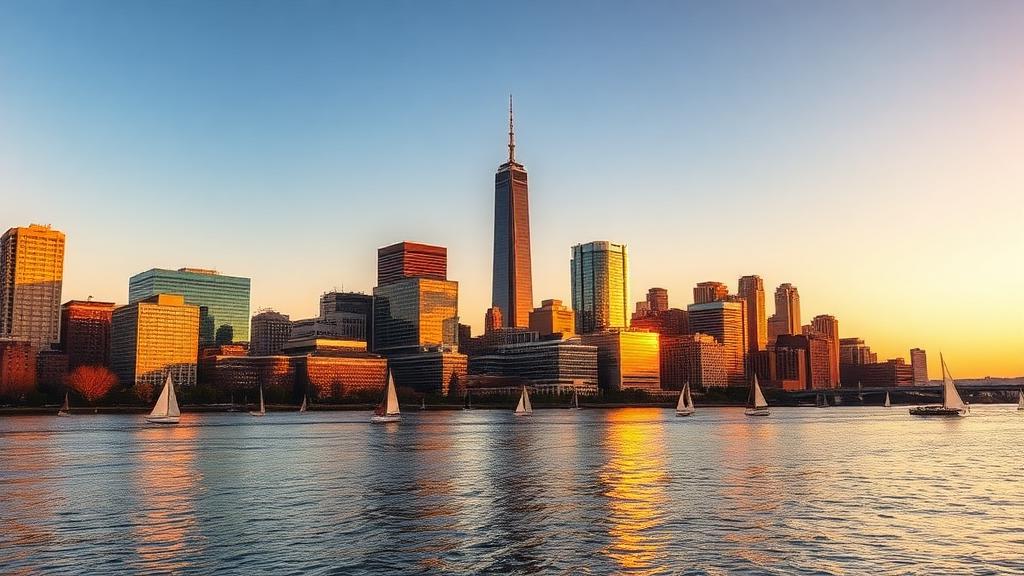 Boston skyline, Massachusetts