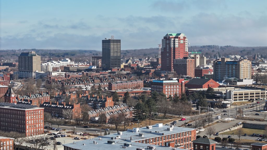 Manchester skyline, New Hampshire