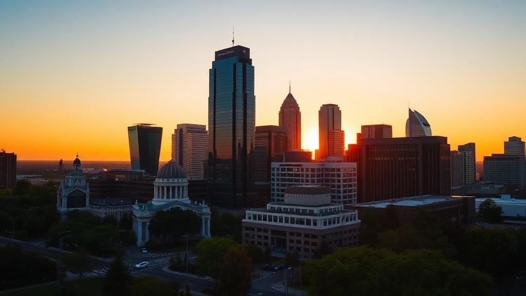 Charlotte skyline, North Carolina