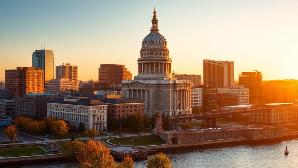 Providence skyline, Rhode Island