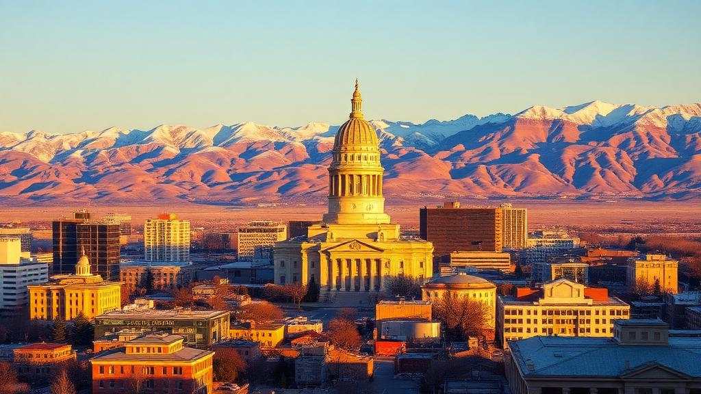 Salt Lake City skyline, Utah