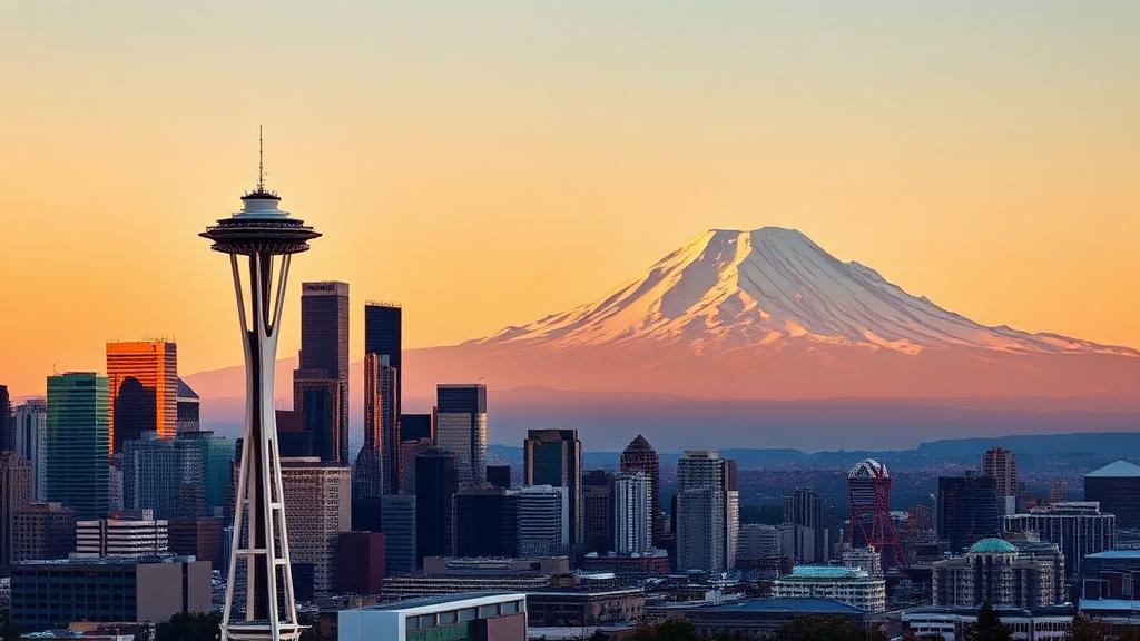 Seattle skyline, Washington